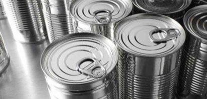 metal cans
