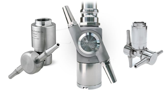 tank cleaning nozzles for breweries