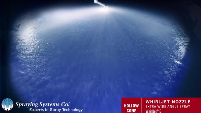 Video: WhirlJet E Extra Wide Angle Hollow Cone Spray Pattern ...