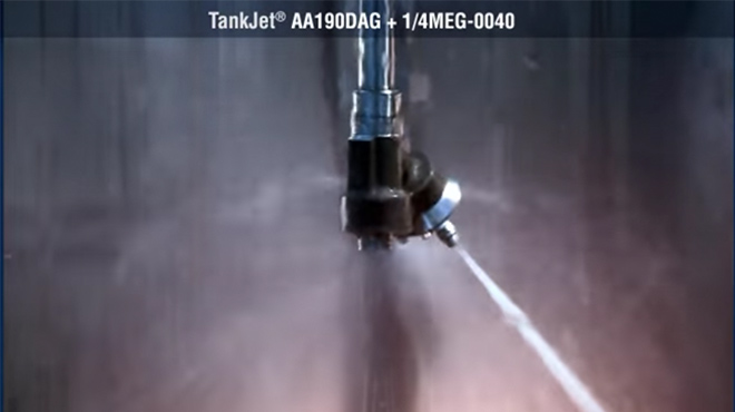 Video: Precision Tank Cleaning With TankJet AA190D Directional Tank ...